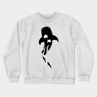 Whale negative Crewneck Sweatshirt